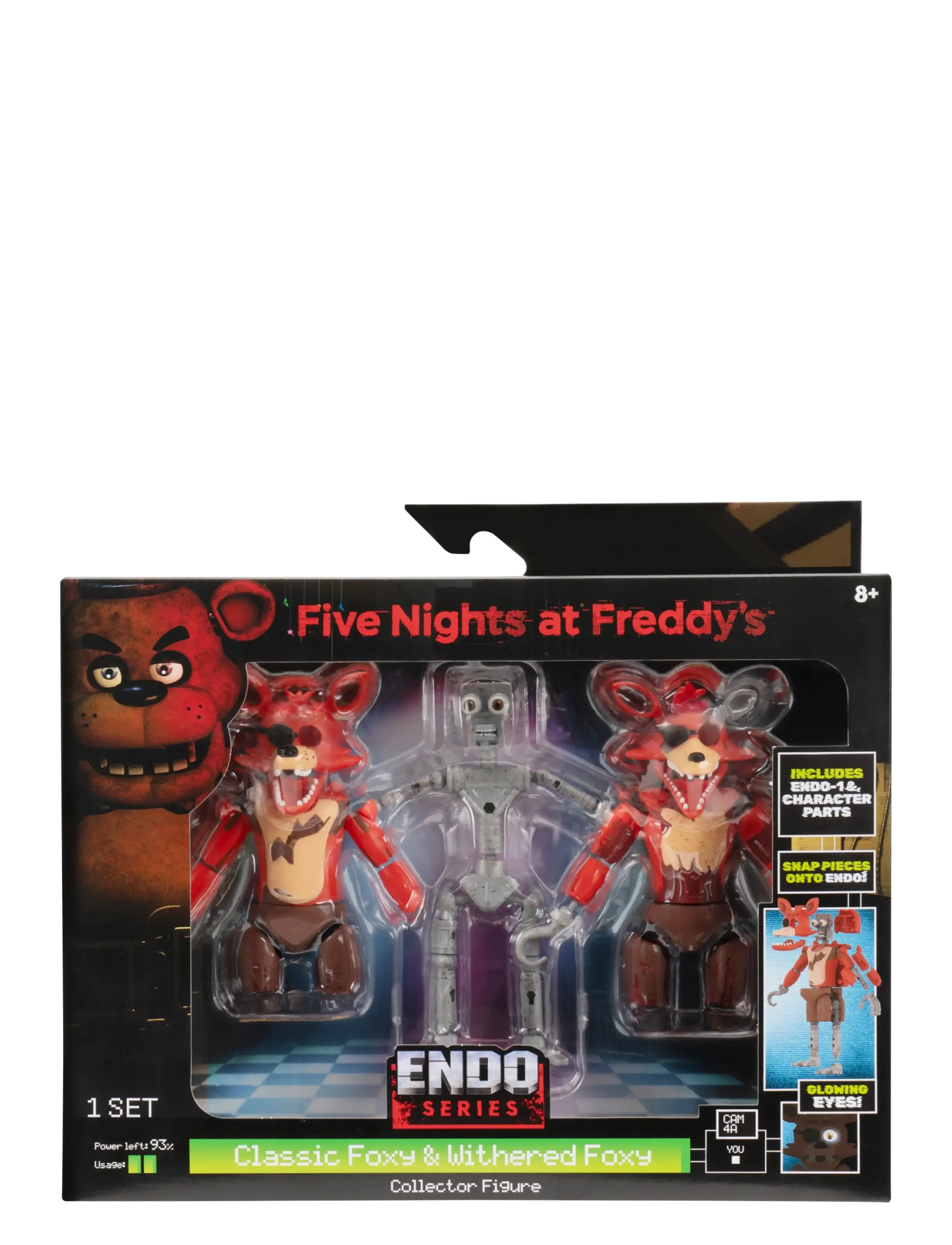 FNAF Endo-Series 3-In-1 Figure Foxy, Børn, Action Figures, Multi/mønstret, Str: ONE SIZE