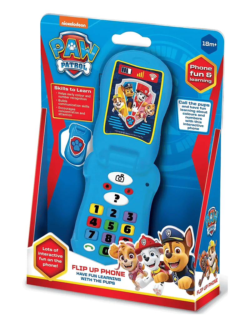 Paw Patrol - PAW PATROL FLIP PHONE DK SE NO FI - interaktivt legetøj - multi colour - 1