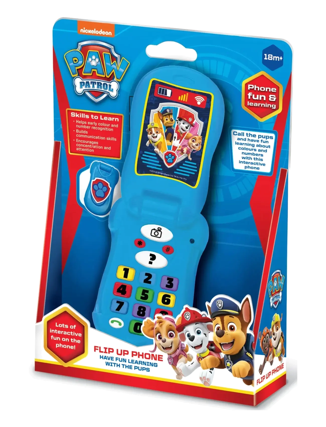 Paw Patrol PAW PATROL FLIP PHONE DK SE NO FI - Babyleksaker - MULTI COLOUR / blue