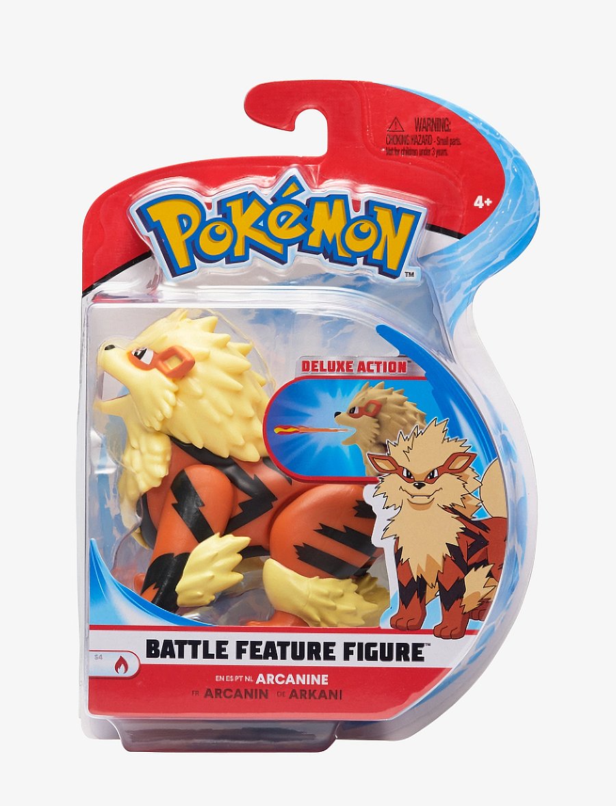 Pokemon - POKEMON BATTLE FEATURE FIGURE ARCANINE - actionfigurer - multi colour - 0