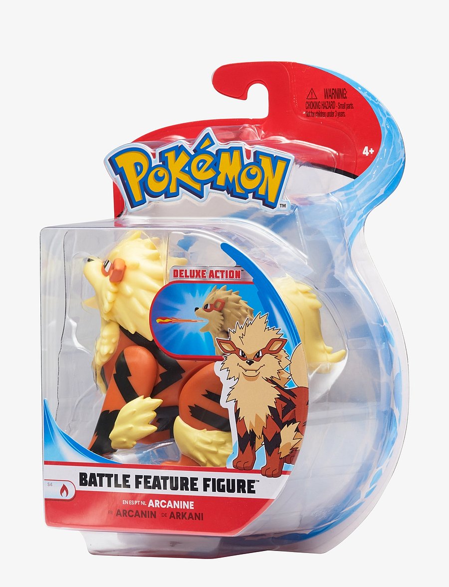 Pokemon - POKEMON BATTLE FEATURE FIGURE ARCANINE - actionfigurer - multi colour - 2