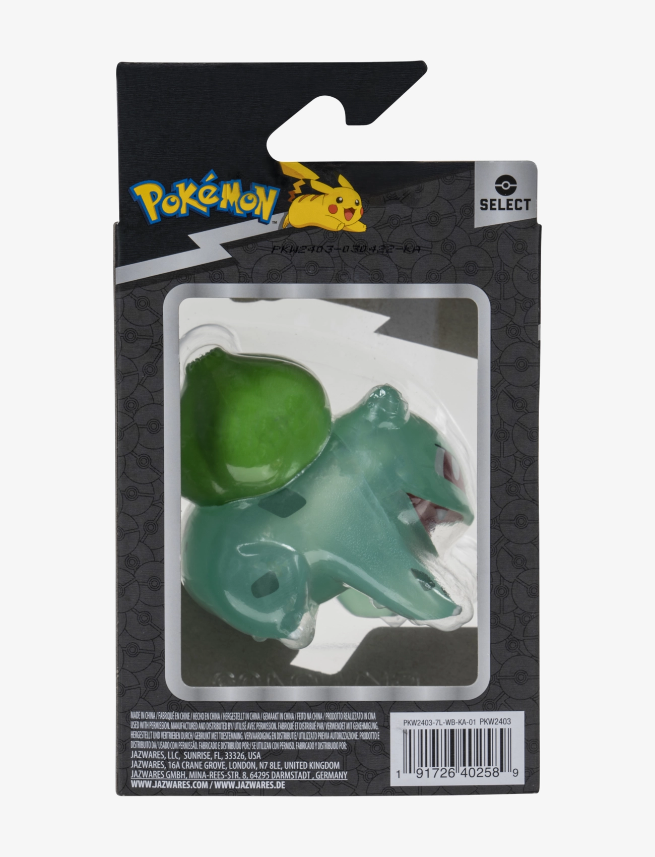 Proxy - POKEMON BATTLE FIGURE SELECT TRANSLUCENT BULBASAUR - de laveste prisene - multi colour - 1