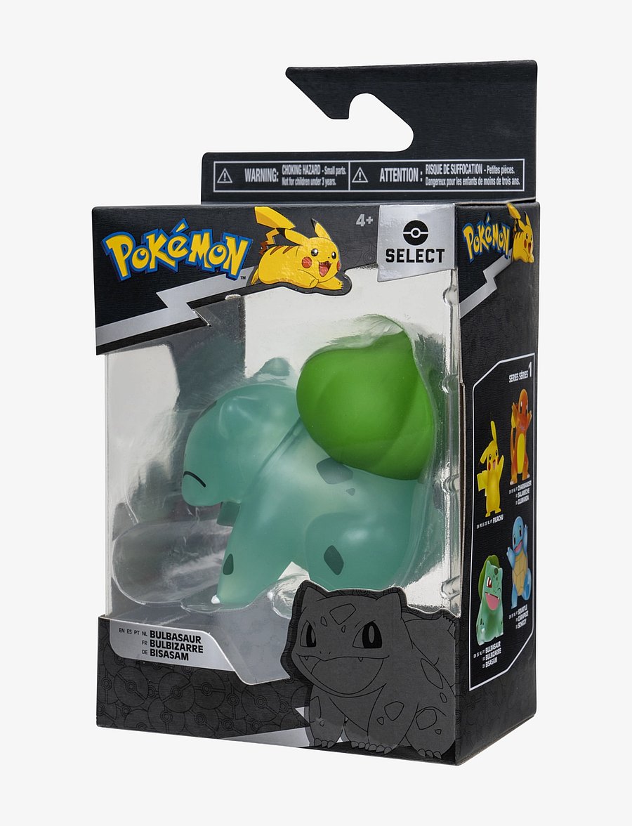 Pokemon - POKEMON BATTLE FIGURE SELECT TRANSLUCENT BULBASAUR - actionfigurer - multi colour - 3