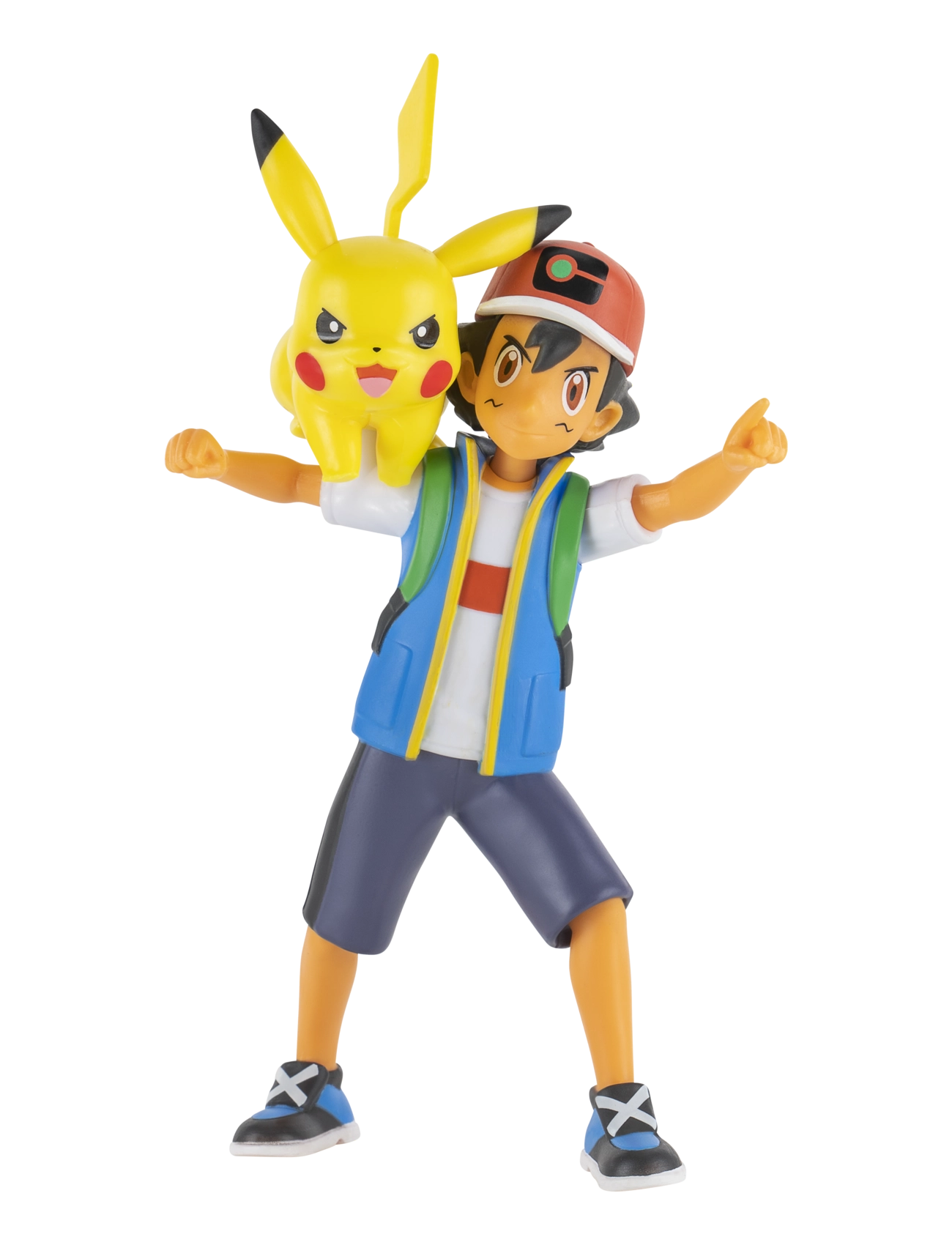 Pokemon - POKEMON BATTLE FEATURE FIGURE ASH AND PIKACHU - actionfigurer - multi colour - 1