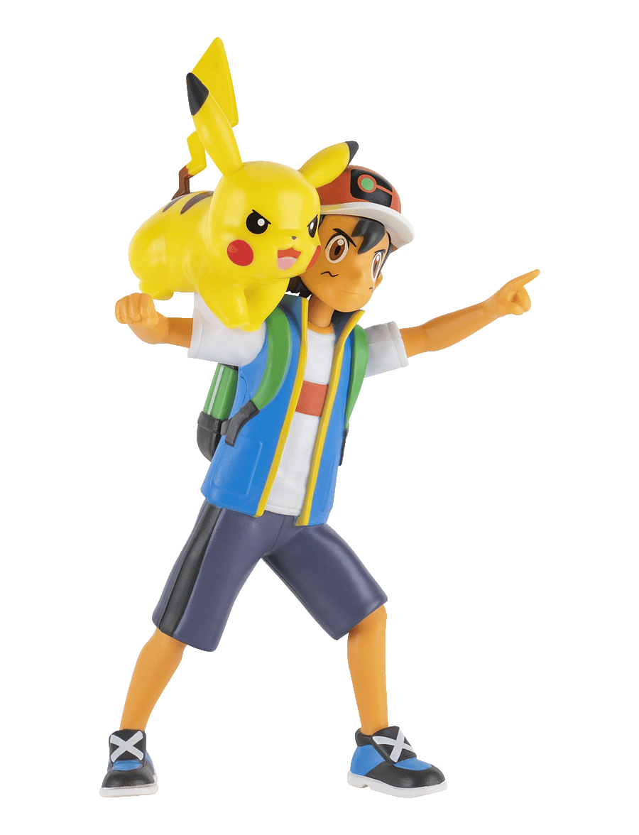 Pokemon - POKEMON BATTLE FEATURE FIGURE ASH AND PIKACHU - actionfigurer - multi colour - 2