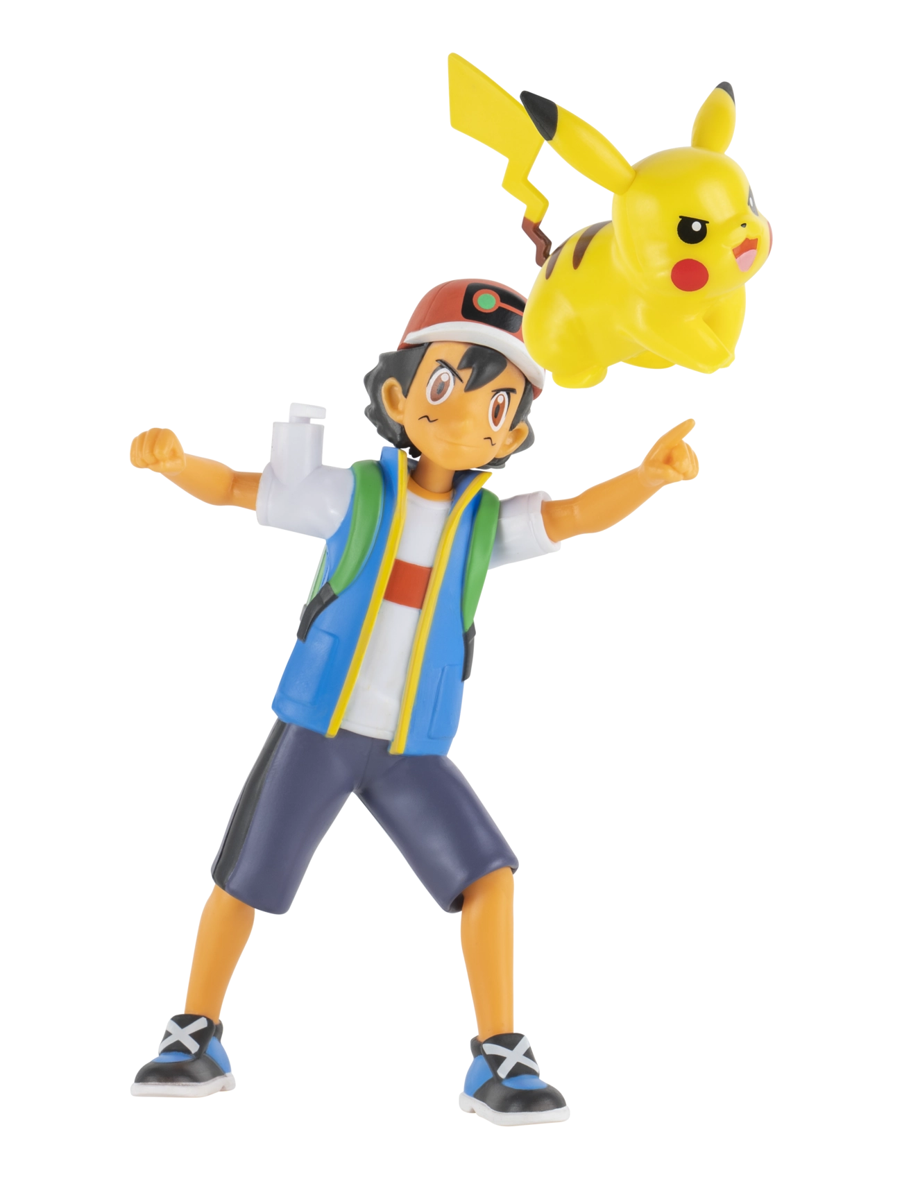 Pokemon - POKEMON BATTLE FEATURE FIGURE ASH AND PIKACHU - actionfigurer - multi colour - 4
