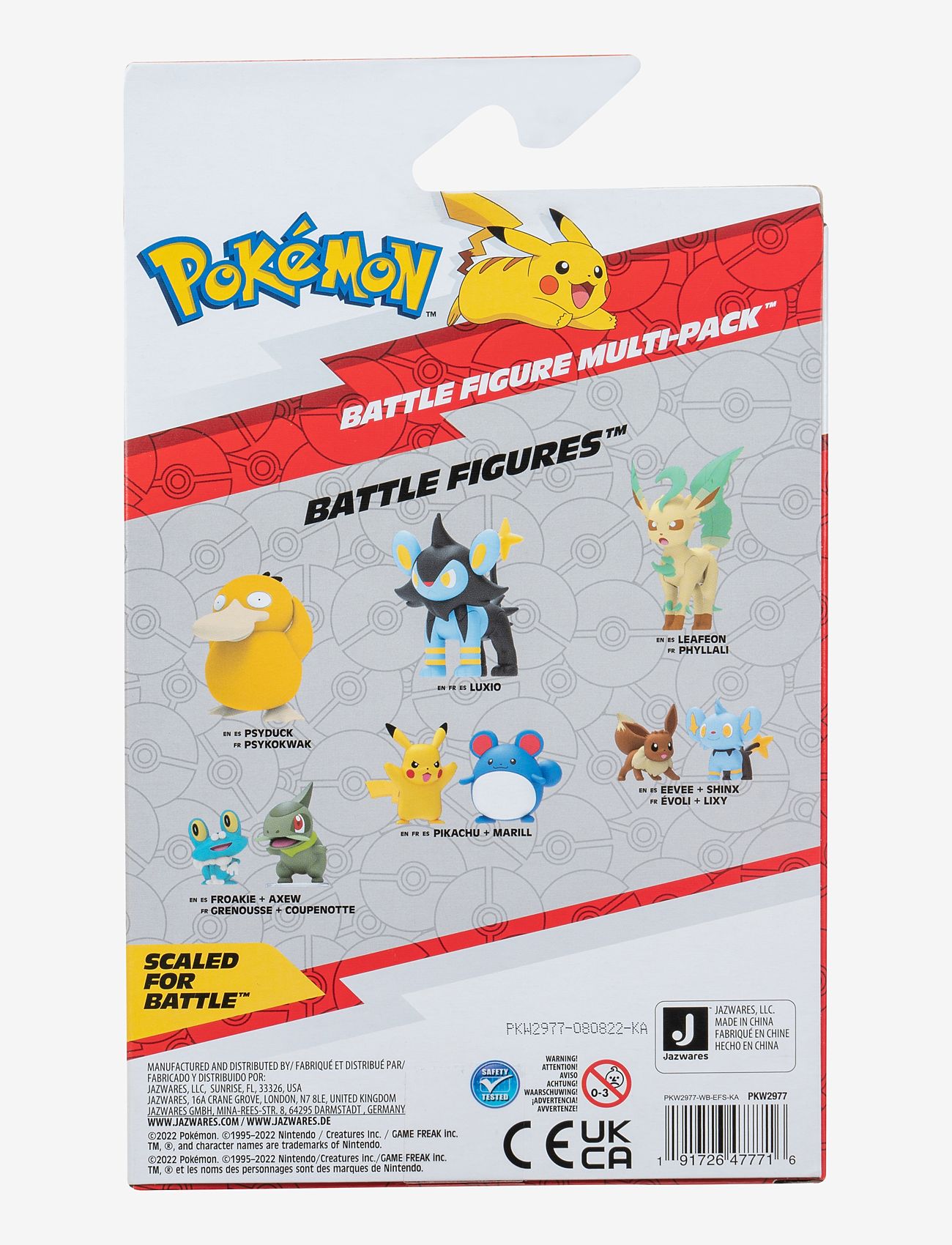 Pokemon - POKEMON BATTLE FIGURE 4 PK - actionfigurer - multi colour - 3