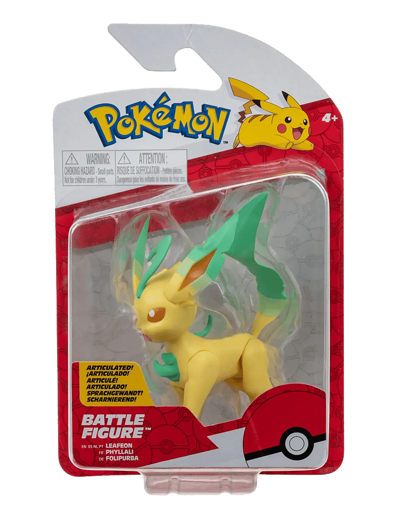 Pokemon - POKEMON BATTLE FIGURE LEAFEON - legesæt - multi colour - 0