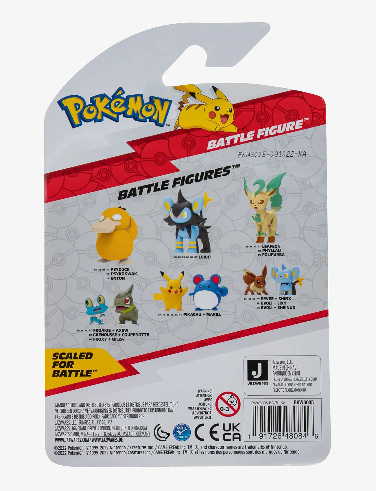 Pokemon - POKEMON BATTLE FIGURE LEAFEON - legesæt - multi colour - 1