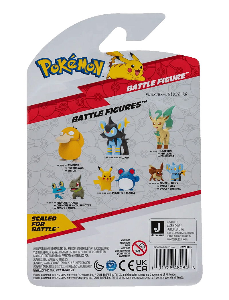 Pokemon - POKEMON BATTLE FIGURE LEAFEON - legesæt - multi colour - 1