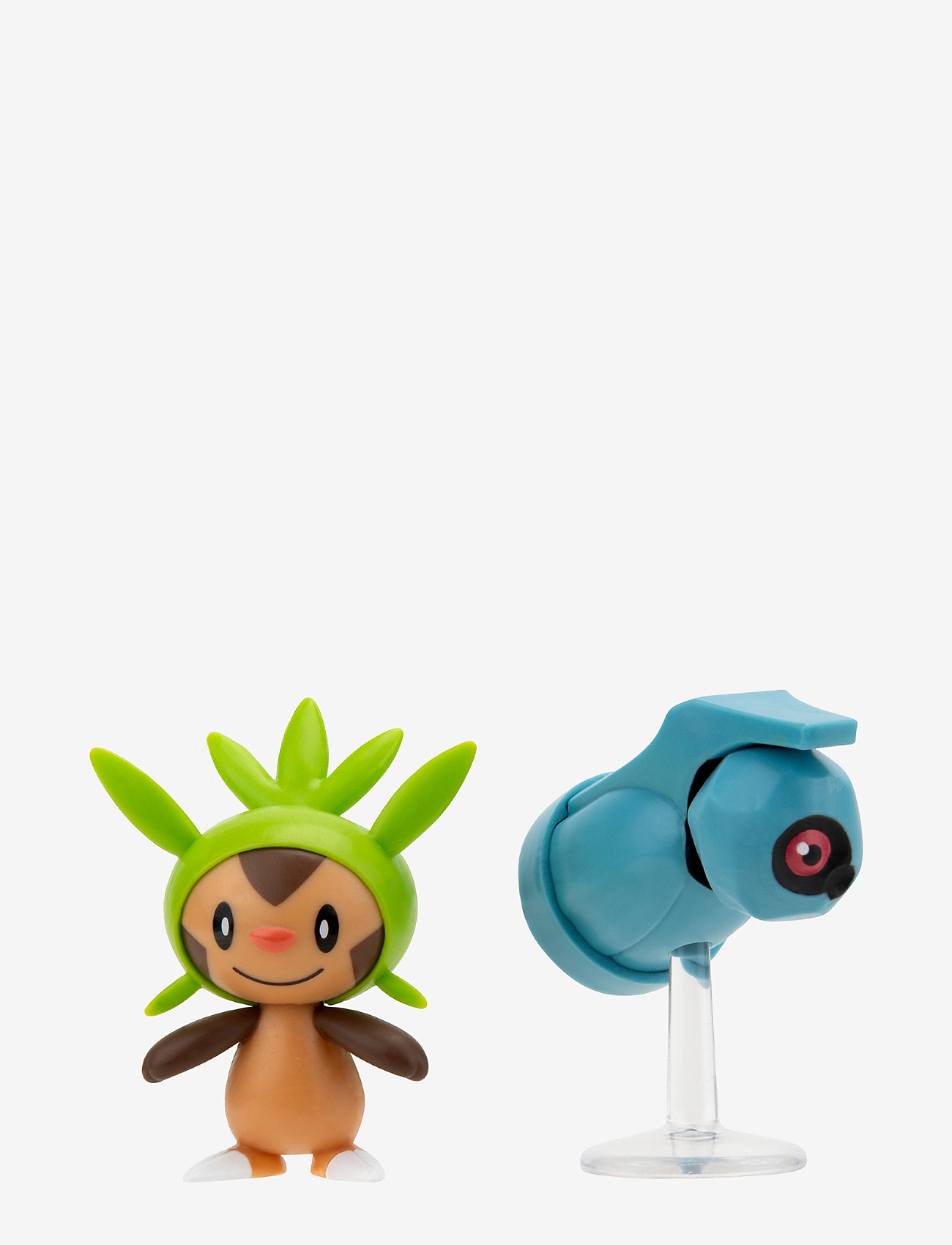 Pokemon - POKEMON BATTLE FIGURE CHESPIN AND BELDUM - actionfigurer - multi colour - 1