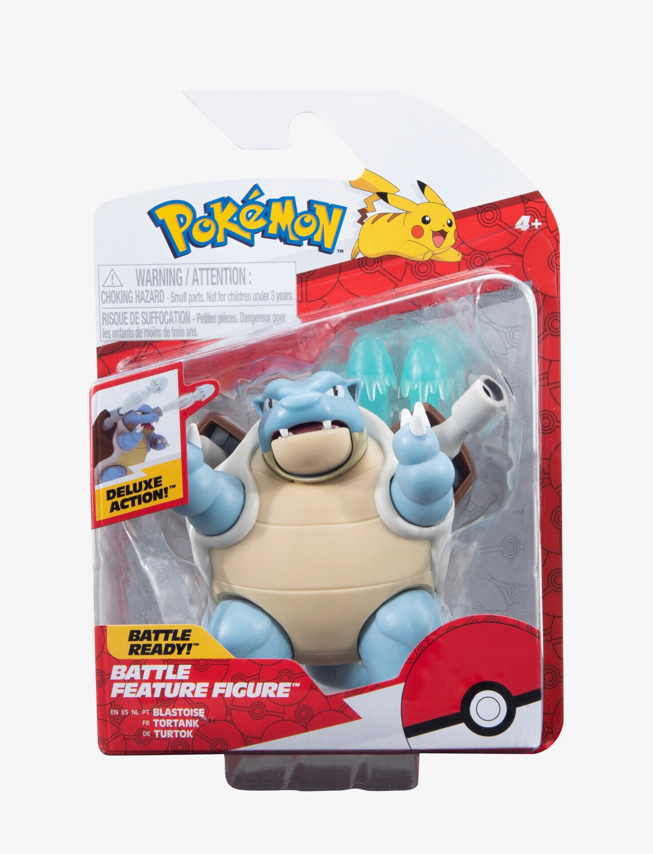 Pokemon Battle Feature Figure Blastoise, Børn, Action Figures, Multi/mønstret, Str: ONE SIZE