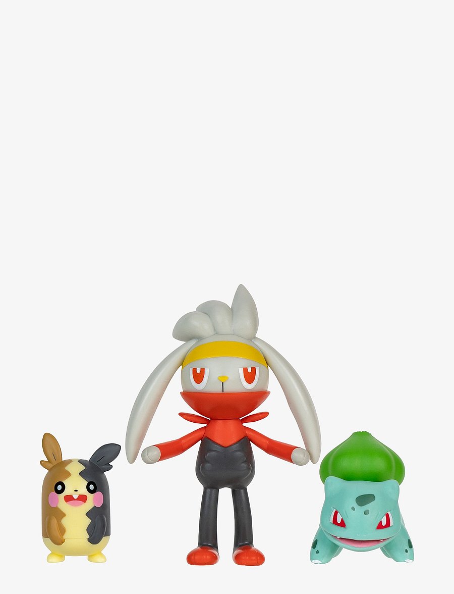 Proxy - POKEMON BATTLE FIGURE 3 PK MORPEKO, BULBASAUR - multi colour - 1