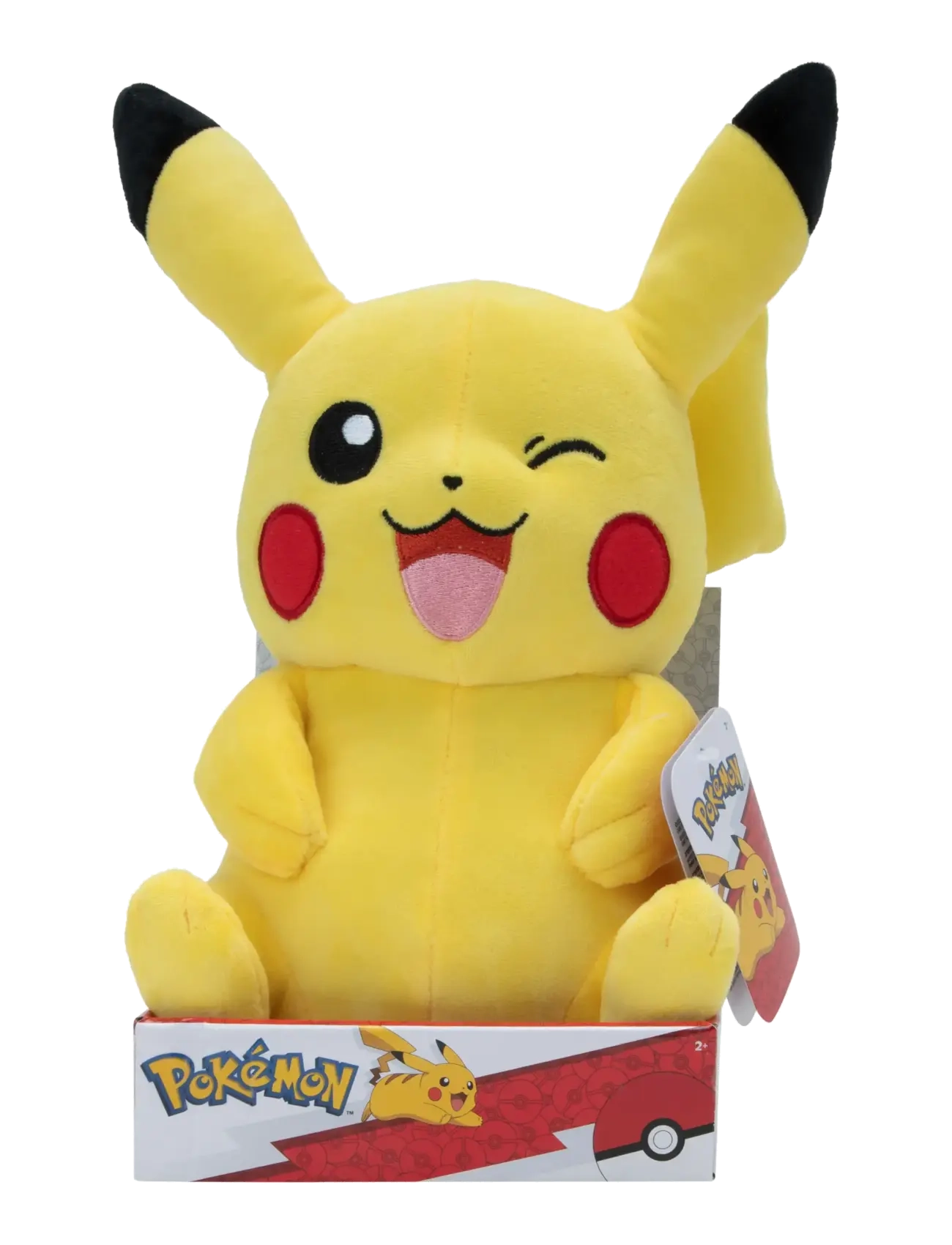 Pokemon Pokemon Plush 30 cm Pikachu, One Size, Multi/patterned, Soft Legetøj > Stuffed Animals, Børn