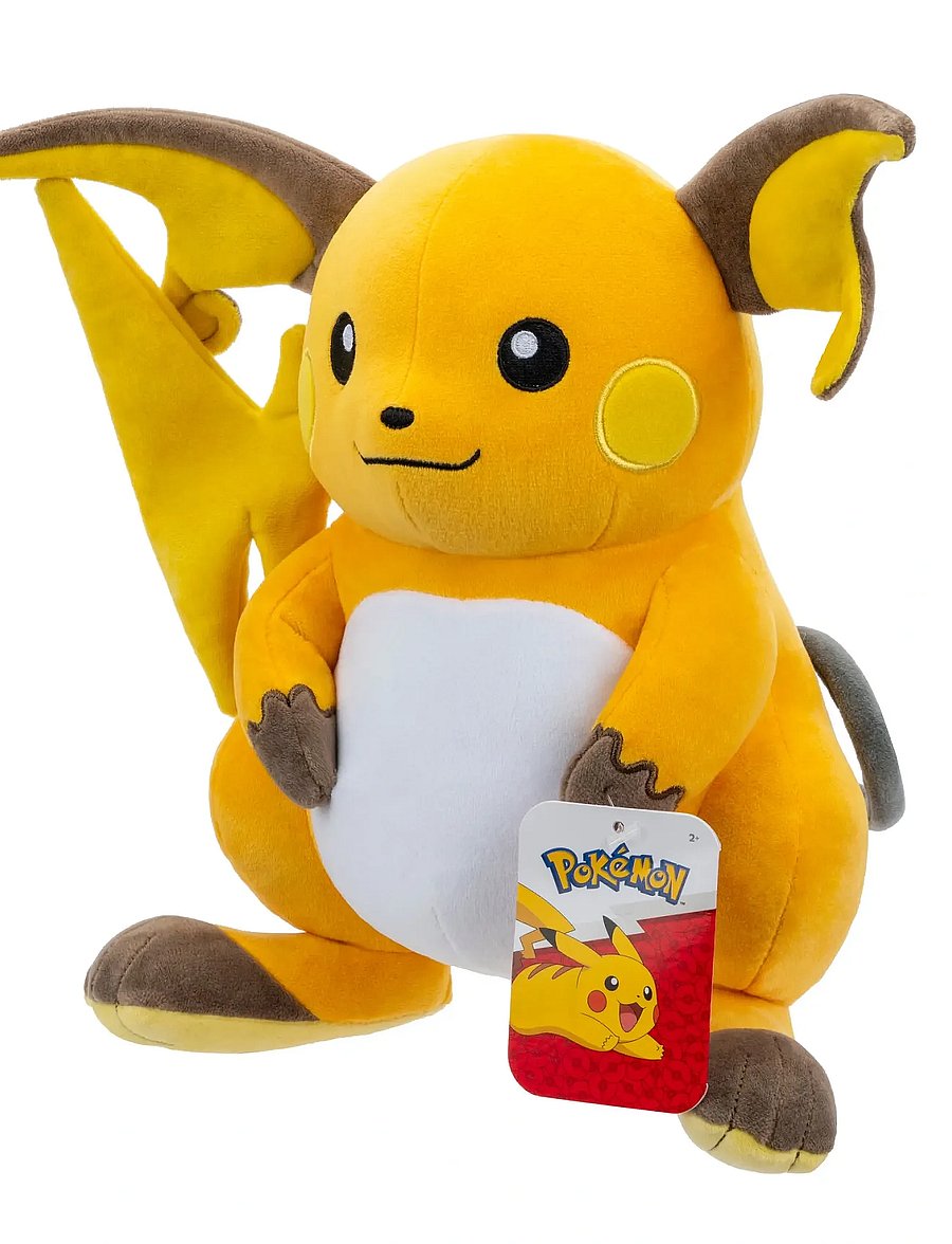 Pokemon - POKEMON PLUSH 30 CM RAICHU - tuskudýr - multi colour - 5