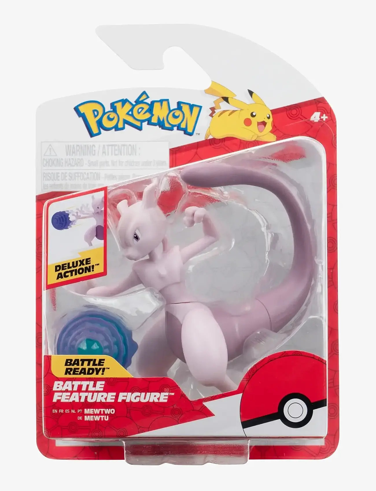 Pokemon - POKEMON BATTLE FEATURE FIGURE MEWTWO - legesæt - multi colour - 0