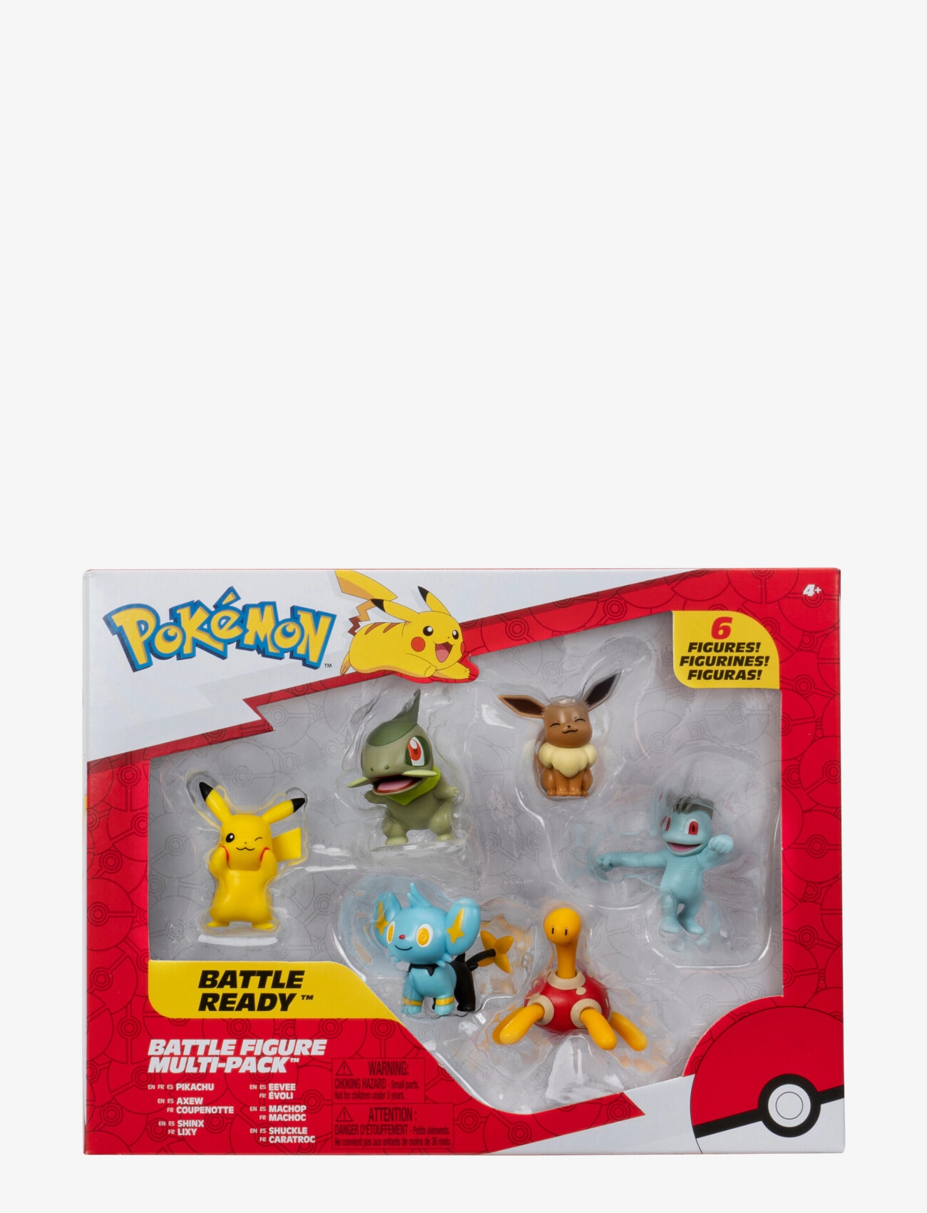 Pokemon Pokemon Battle Figure 6 Pk, One Size, Multi/patterned, Legetøj > Playsets & Action Figures, Børn