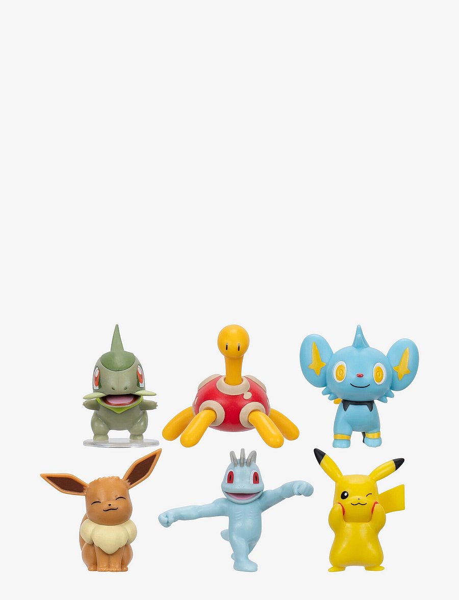 Pokemon - POKEMON BATTLE FIGURE 6 PK - leksakssets & figurer - multi colour - 1