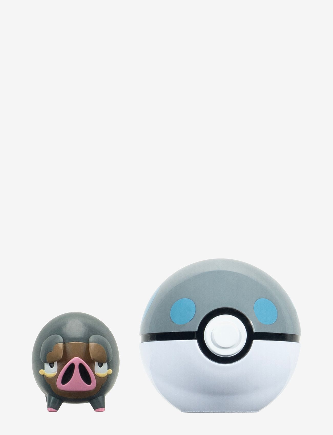 Pokemon - POKEMON CLIP N GO LECHONK WITH HEAVY BALL - lekesett - multi colour - 1