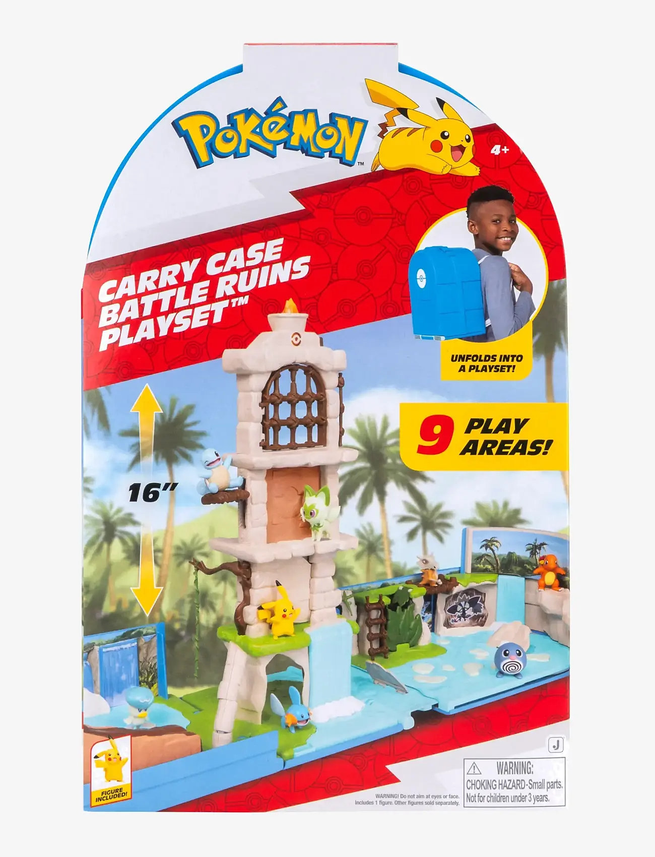 Pokemon - POKEMON CARRY CASE BATTLE RUINS PLAYSET - lekset - multi colour - 1