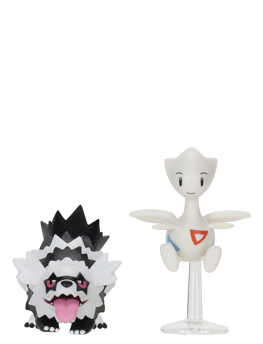 Pokemon - POKEMON BATTLE FIGURE GALARIAN ZIGZAGOON & TOGETIC - actionfigurer - multi colour - 1