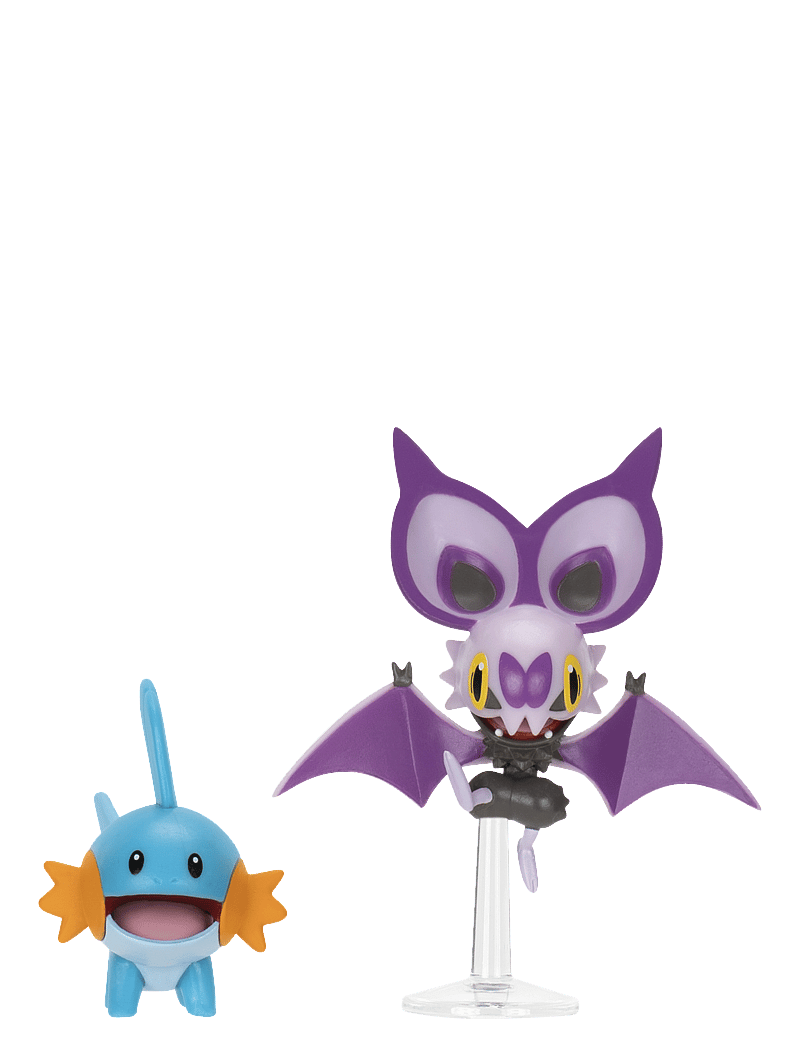 Pokemon - POKEMON BATTLE FIGURE NOIBAT AND MUDKIP - hasarfígúrur - multi colour - 1