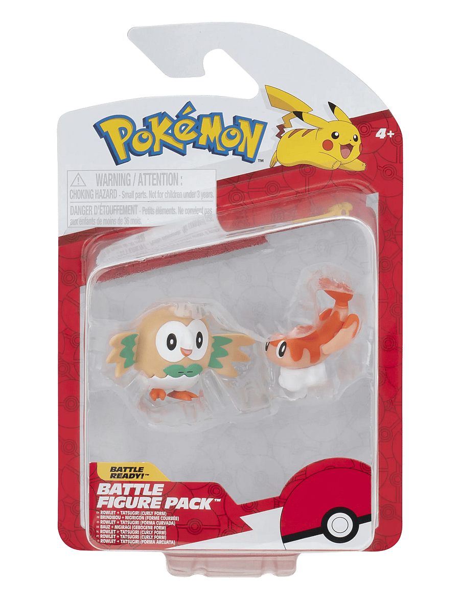 Proxy - POKEMON BATTLE FIGURE TATSUGIRI & ROWLET - lowest prices - multi colour - 0