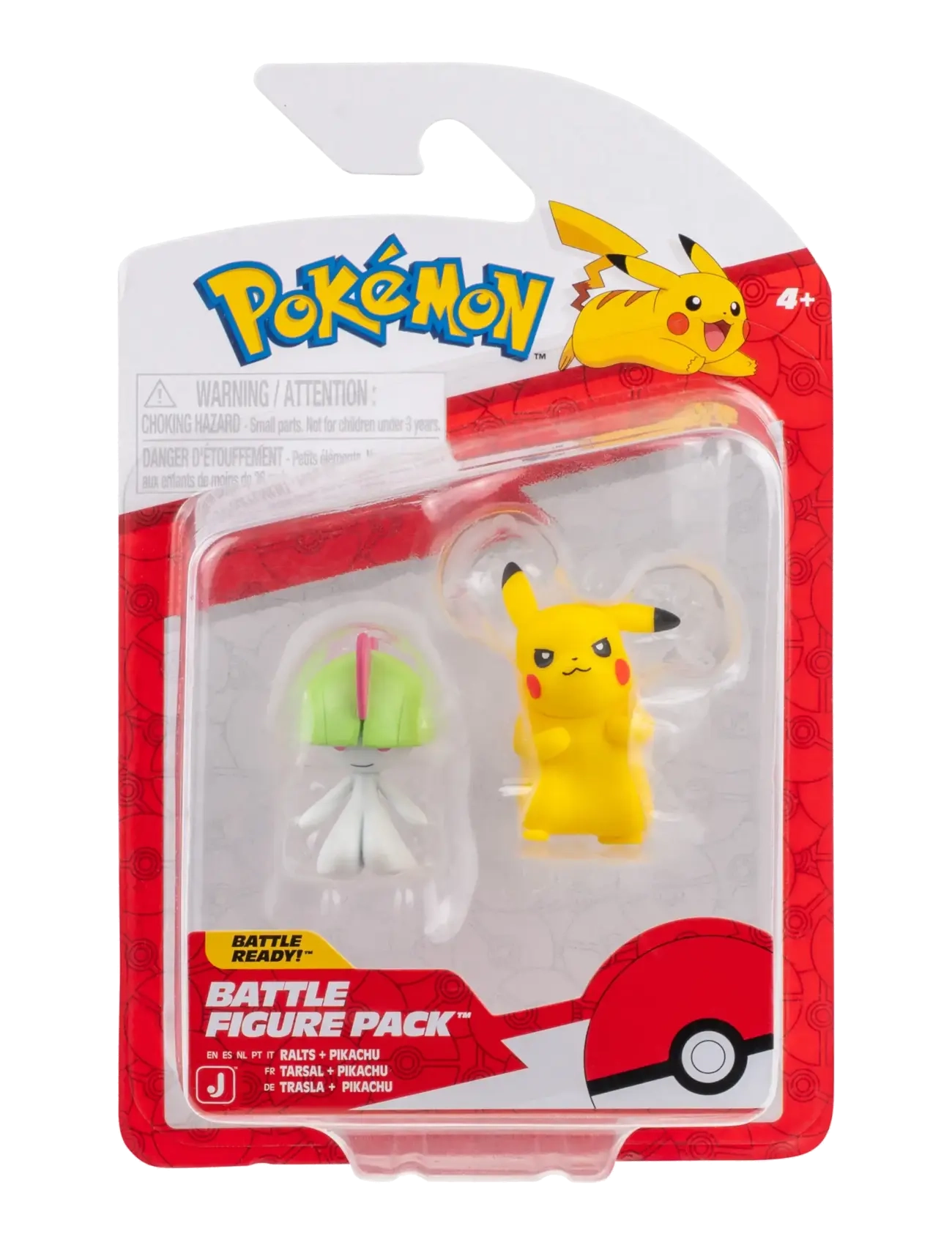 Pokemon Pokemon Battle Figure Ralts/Pikachu, One Size, Multi/patterned, Legesæt Og Actionfigurer > Actionfigurer, Børn