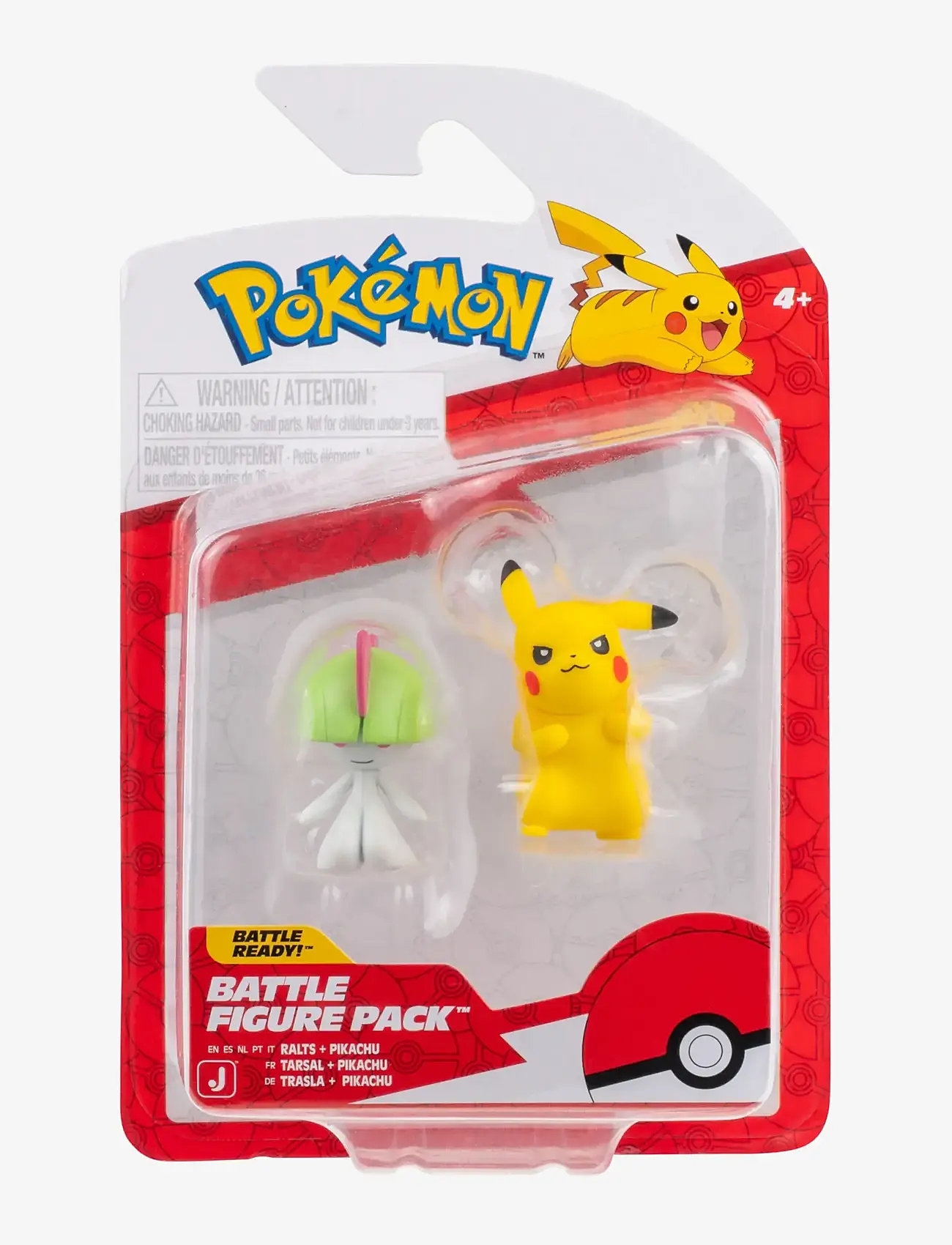 Proxy - POKEMON BATTLE FIGURE RALTS/PIKACHU - laveste priser - multi colour - 0