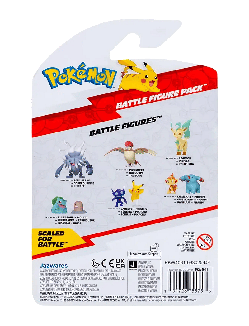 Pokemon - POKEMON BATTLE FIGURE DIGLETT/BULBASAUR - actionfigurer - multi colour - 1