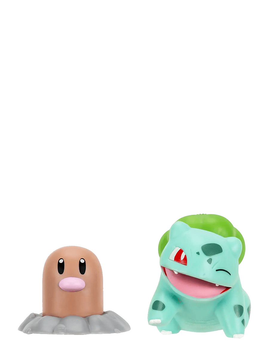 Proxy - POKEMON BATTLE FIGURE DIGLETT/BULBASAUR - lägsta priserna - multi colour - 2
