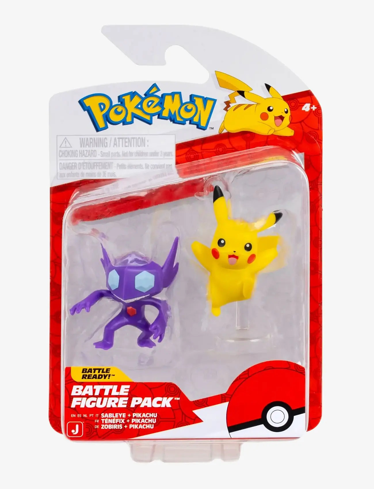 Pokemon - POKEMON BATTLE FIGURE SABLEYE/PIKACHU - actionfigurer - multi colour - 0