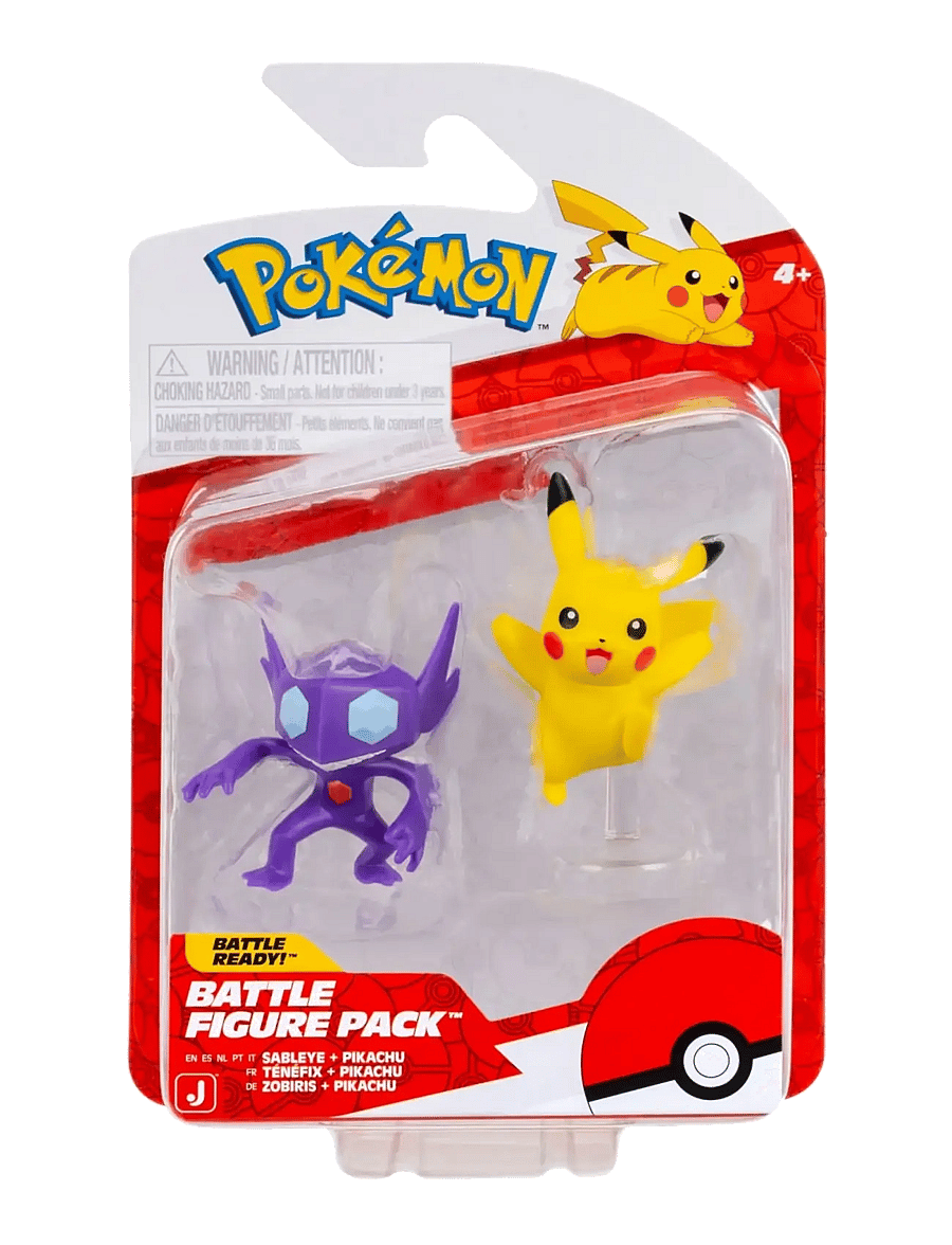 Proxy - POKEMON BATTLE FIGURE SABLEYE/PIKACHU - laveste priser - multi colour - 0