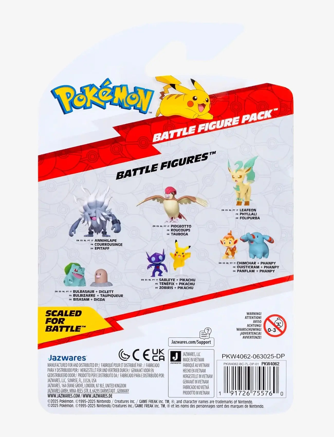 Pokemon - POKEMON BATTLE FIGURE SABLEYE/PIKACHU - actionfigurer - multi colour - 1