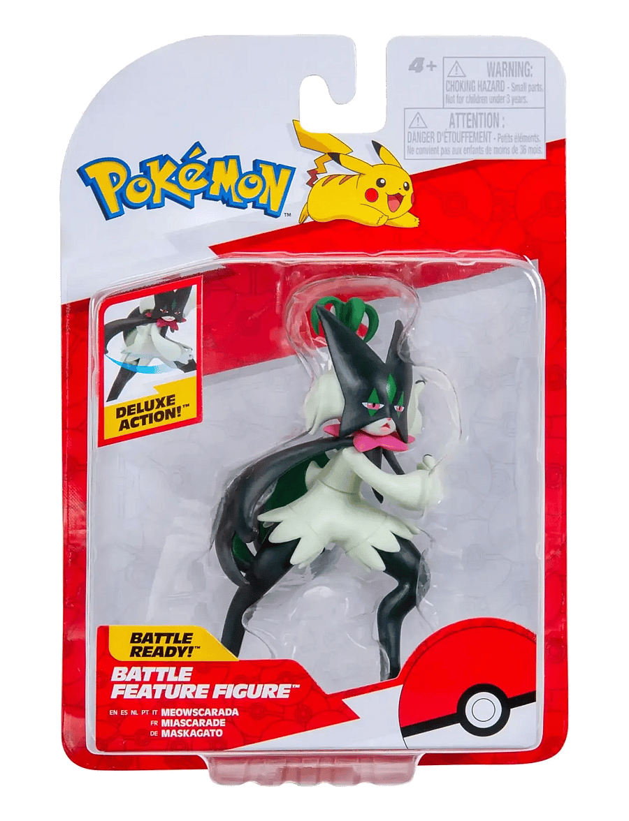 Pokemon - POKEMON BATTLE FEATURE FIGURE MEOWSCARADA - lekset - multi colour - 0
