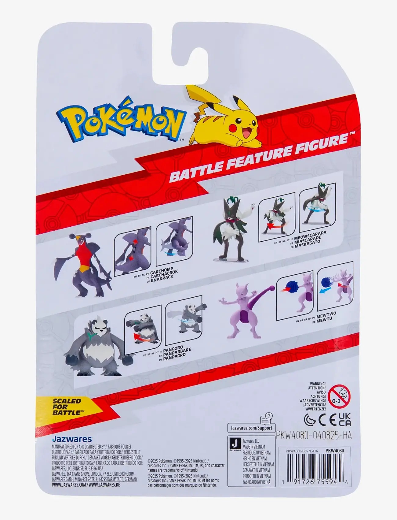 Pokemon - POKEMON BATTLE FEATURE FIGURE MEOWSCARADA - leikkisetit - multi colour - 1