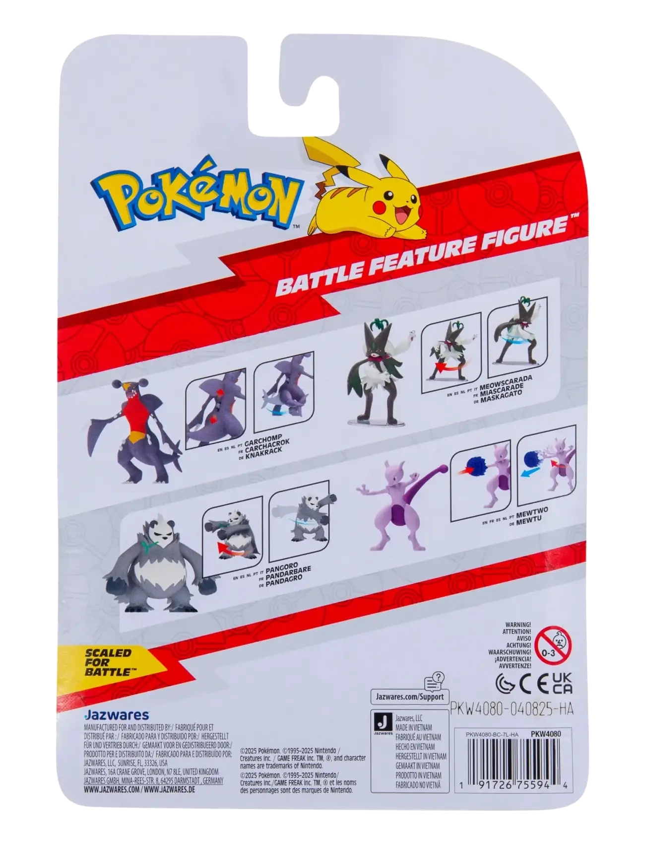 Pokemon - POKEMON BATTLE FEATURE FIGURE MEOWSCARADA - lekset - multi colour - 1