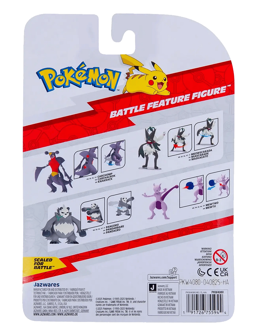 Pokemon - POKEMON BATTLE FEATURE FIGURE MEOWSCARADA - lekset - multi colour - 1
