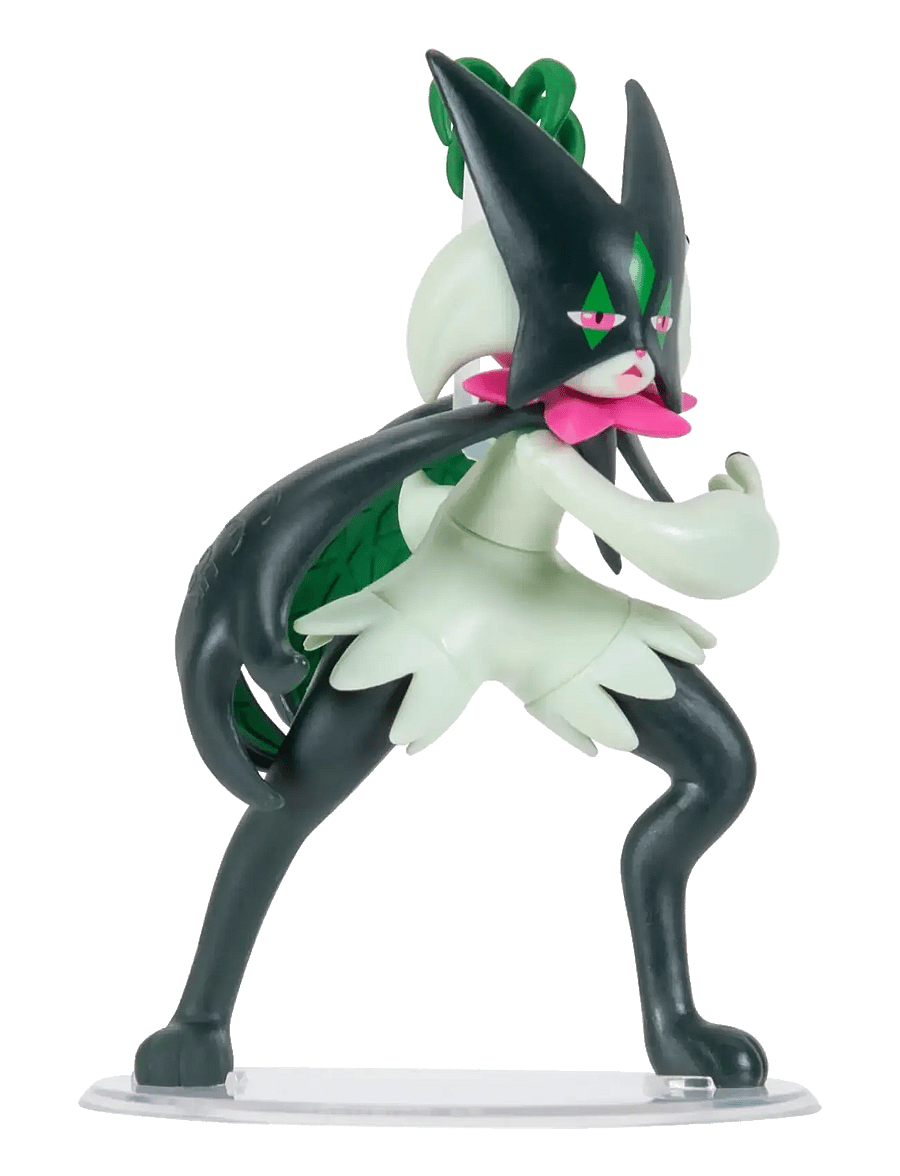 Pokemon - POKEMON BATTLE FEATURE FIGURE MEOWSCARADA - lekset - multi colour - 3