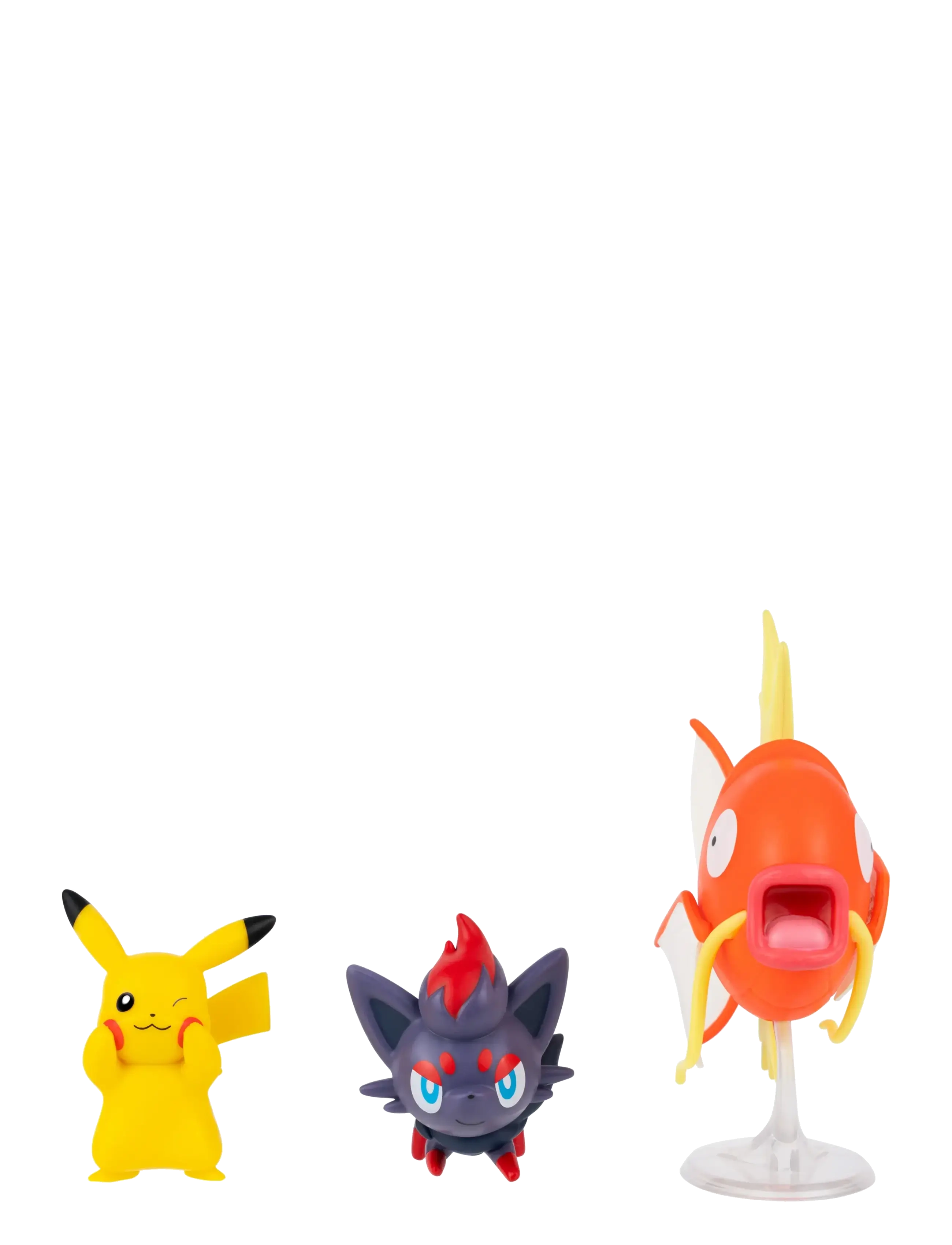 Pokemon - POKEMON BATTLE FIGURE 3 PK PIKACHU/MAGIKARP/ZORUA - action-figurer - multi colour - 1