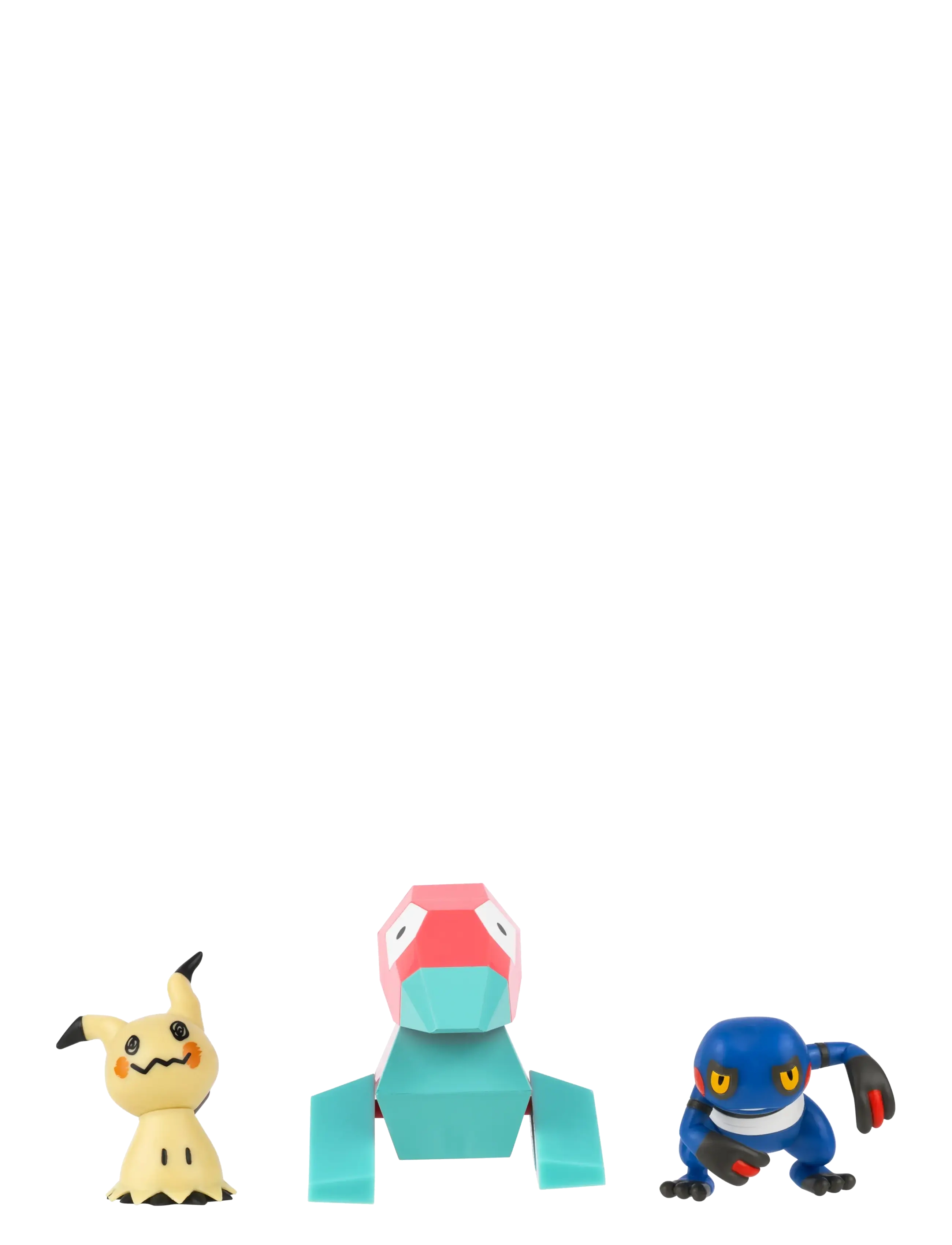 Pokemon - POKEMON BATTLE FIGURE 3 PK MIMIKYU/PORYGON/CROAGUN - hasarfígúrur - multi colour - 1