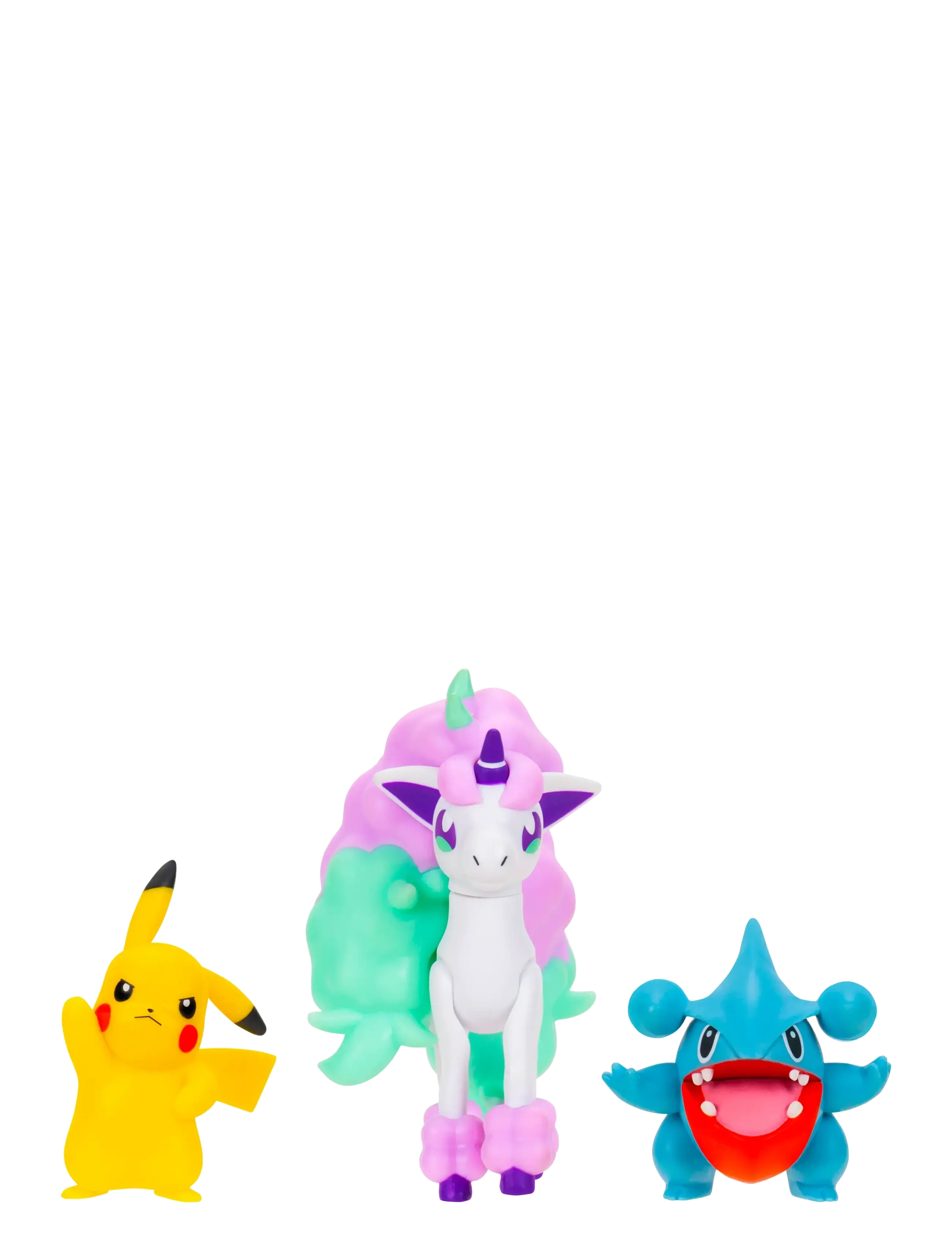 Pokemon - POKEMON BATTLE FIGURE 3 PK PIKACHU/GIBLE/PONYTA - legesæt - multi colour - 2