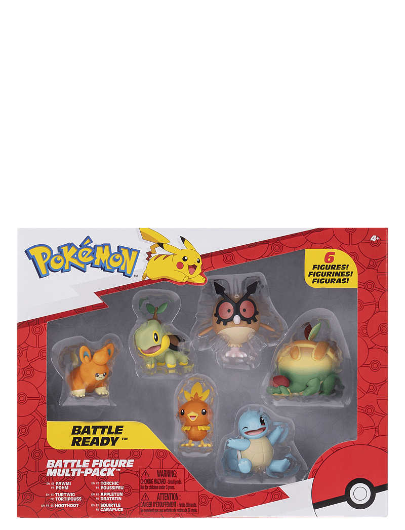 Pokemon - POKEMON BATTLE FIGURE 6 PK - hasarfígúrur - multi colour - 0