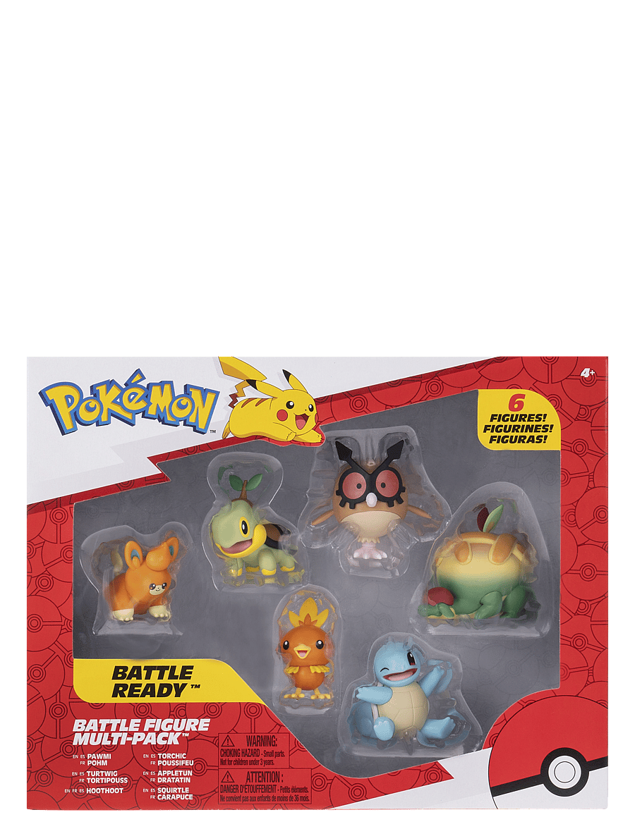 Pokemon - POKEMON BATTLE FIGURE 6 PK - hasarfígúrur - multi colour - 0