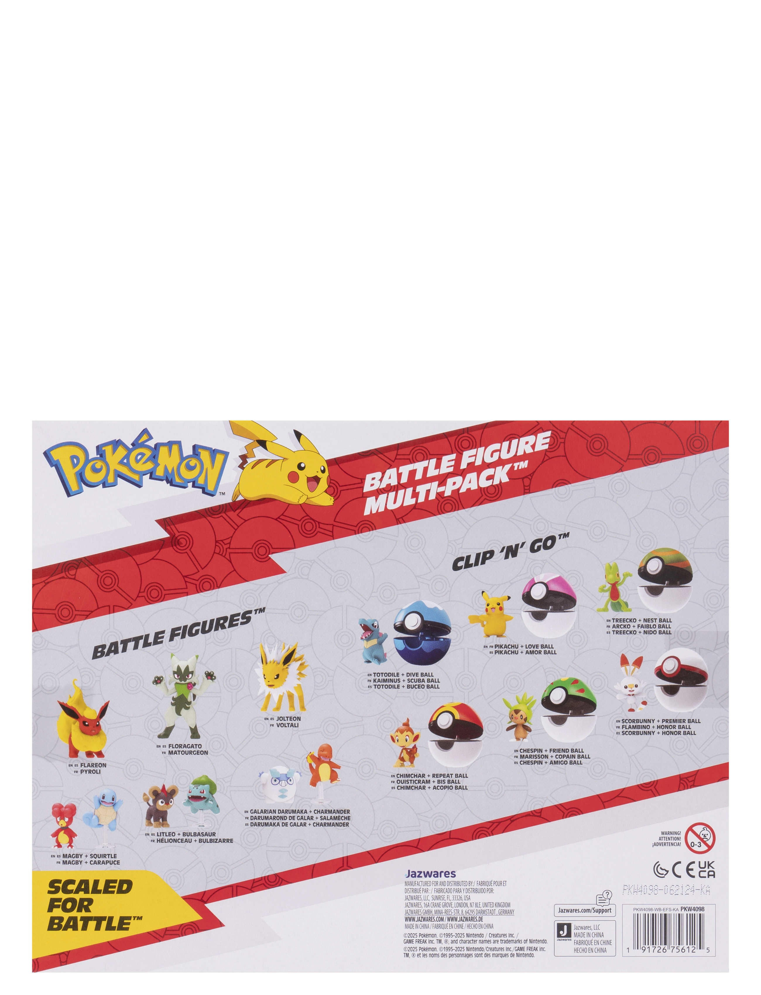 Proxy - POKEMON BATTLE FIGURE 6 PK - action-figurer - multi colour - 2