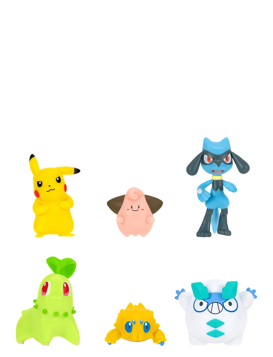 Pokemon - POKEMON BATTLE FIGURE 6 PK - actionfigurer - multi colour - 1