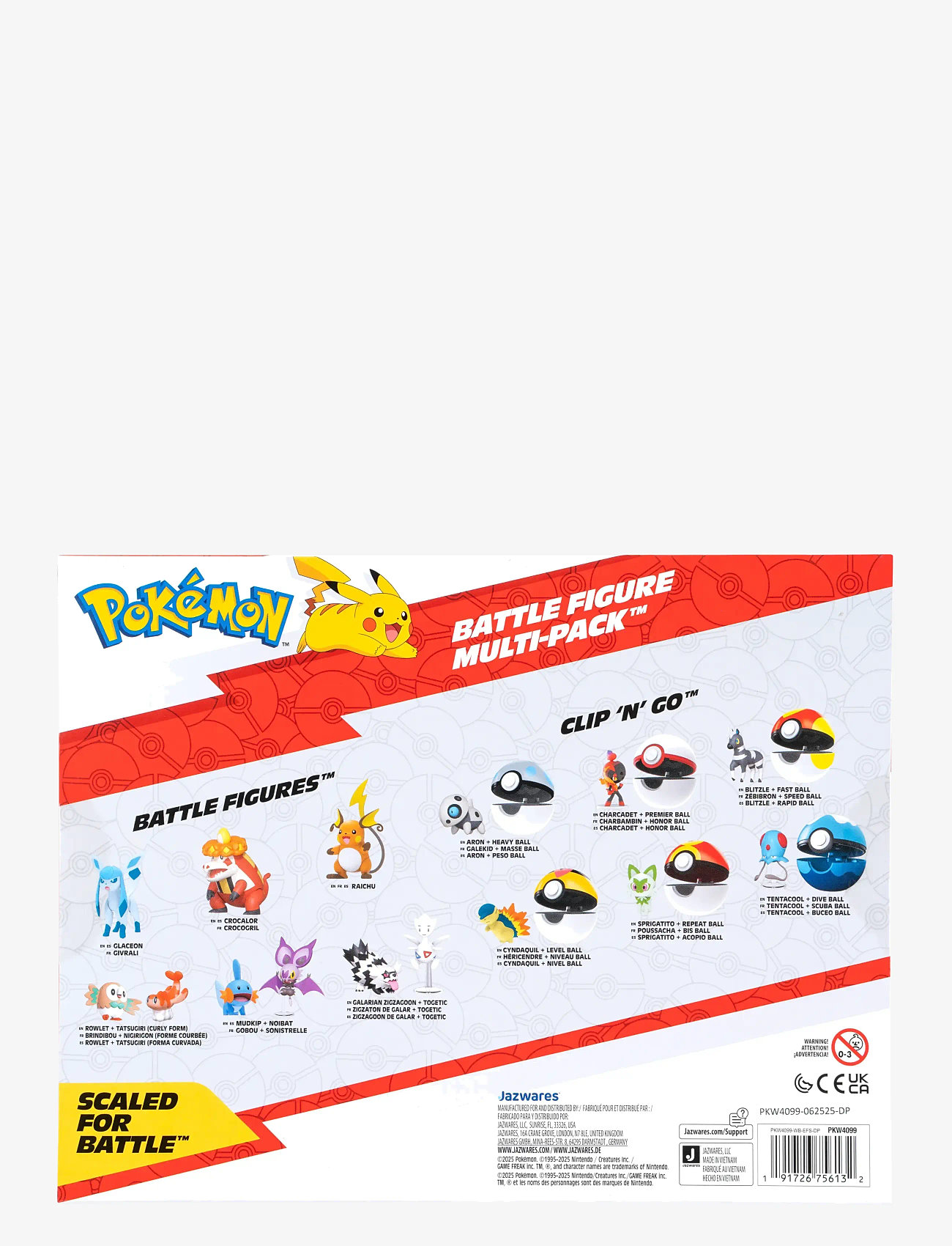 Proxy - POKEMON BATTLE FIGURE 6 PK - laveste priser - multi colour - 2
