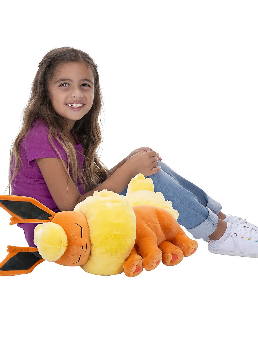 Pokemon - POKEMON SLEEPING PLUSH FLAREON - bamser - multi colour - 0