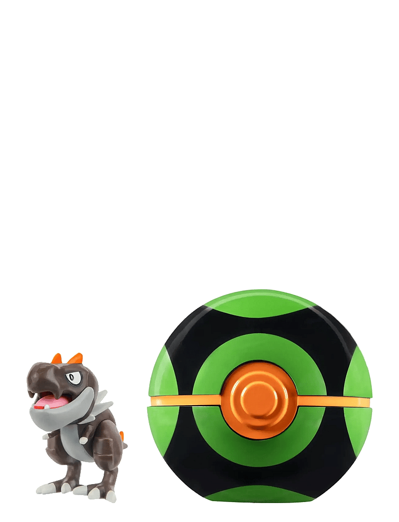 Pokemon - POKEMON CLIP N GO TYRUNT WITH DUSK BALL - lekset - multi colour - 2