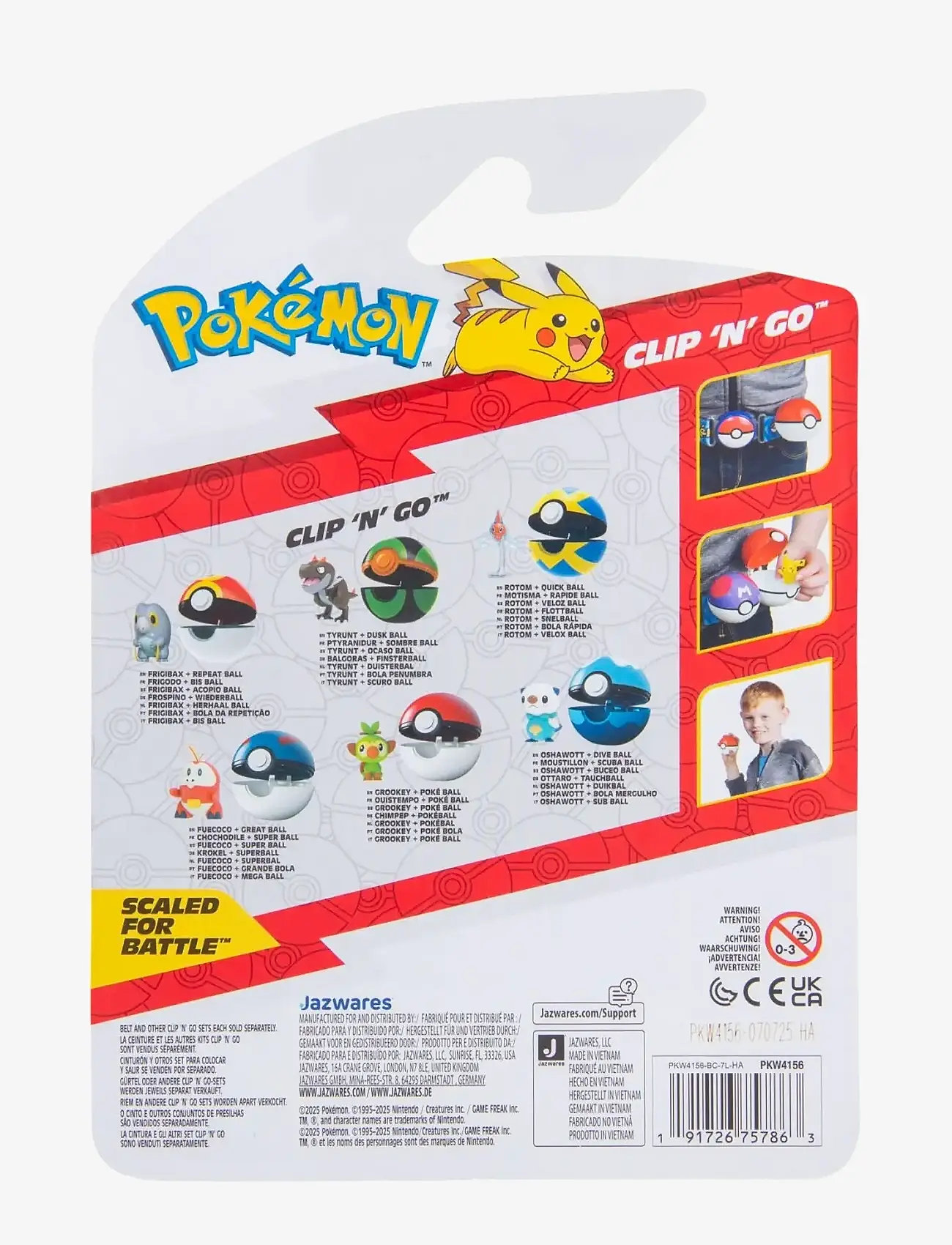 Buy Pokémon - Clip N Go - Fuecoco and Poke Ball (PKW3628